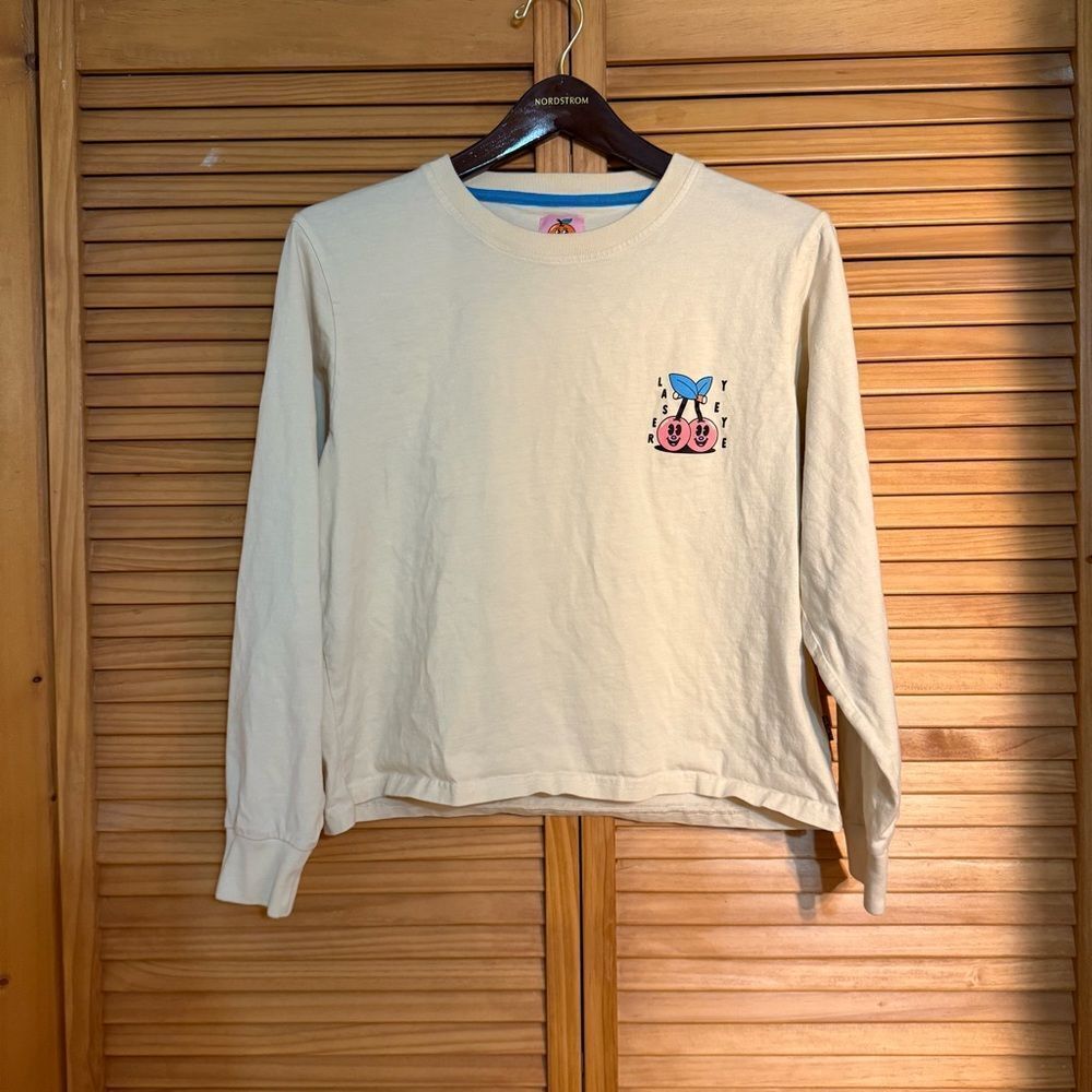 LASER by YEYE WELLER bleached sand Long Sleeve Shirt XS